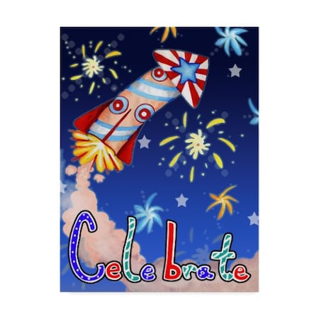 Valarie Wade 'Rocket Celebration' Canvas Art,24x32